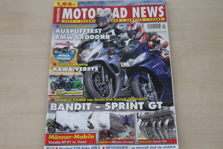 Deckblatt Motorrad News (09/2010)